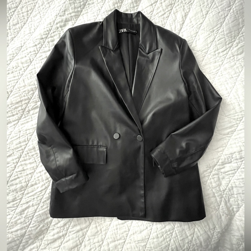 Zara Faux Leather Jacket